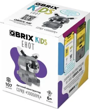 QBRIX Kids Зоопарк. Енот 30046