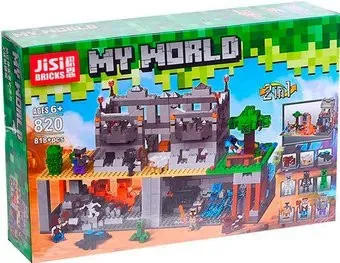 Jisi Bricks Мой мир. Крепость 820 4409970 (818эл)
