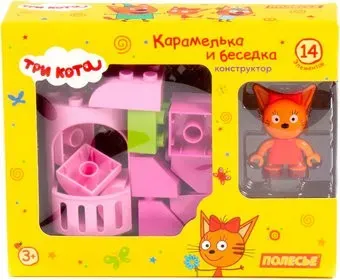 Полесье Три кота Карамелька и беседка 75830