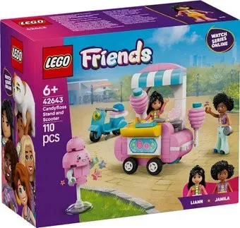 LEGO Friends 42643 Прилавок со сладкой ватой и скутер