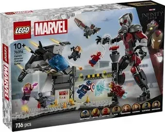 LEGO 76314 Капитан Америка: Битва во время гражданской войны