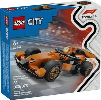 LEGO City 60442 Пилот Формулы-1 на гоночном автомобиле McLaren