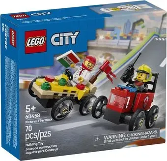LEGO City 60458 Пицца против пожарной машины
