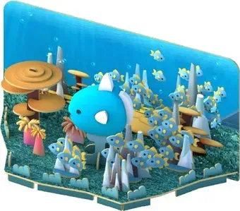 Halftoys Ocean Луна-рыба с диорамой HO002