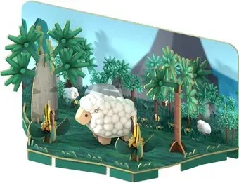 Halftoys Animal Овца с диорамой HA008