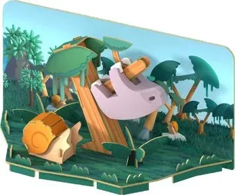 Halftoys Animal Ленивец с диорамой HA009