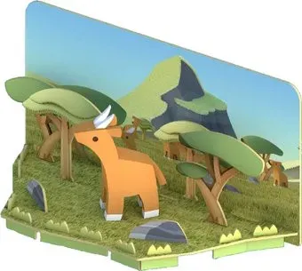 Halftoys Animal Импала с диорамой HA002
