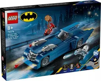 LEGO Batman 76274 Бэтмен на Бэтмобиле против Харли Квинн и Мистера Фриза
