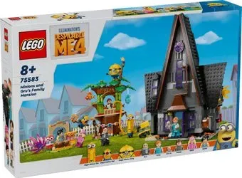 LEGO Despicable Me 4 75583 Миньоны и семейный особняк Грю