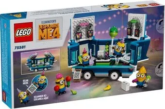 LEGO Despicable Me 4 75581 Автобусная вечеринка с музыкой от миньонов