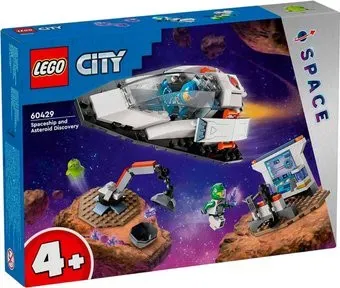 LEGO City 60429 Открытие космического корабля и астероида
