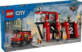 LEGO City 60414 Пожарная станция с пожарной машиной