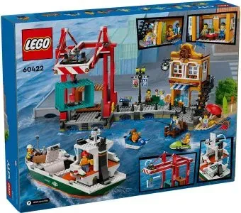 LEGO City 60422 Морской порт с грузовым судном