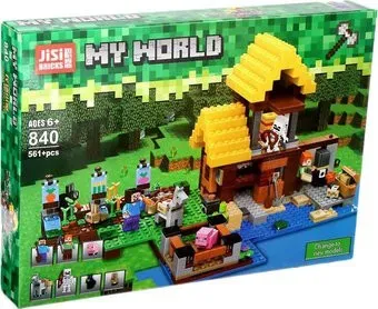 Jisi Bricks Мой мир 840 Фермерский домик