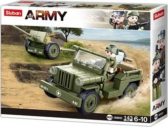 Sluban Армия M38-B0853 Iconic Allied Jeep