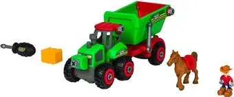 Nikko Farm Vehicles 40081 Tractor and Trailer Set