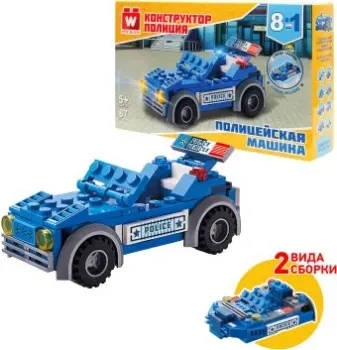 Wise Block 40433 Полицейская машина 8 в 1