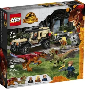 LEGO Jurassic World 76951 Перевозка пирораптора и дилофозавра