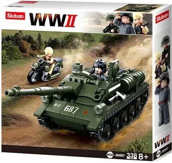 Sluban Вторая мировая M38-B0687 Отечественный танк