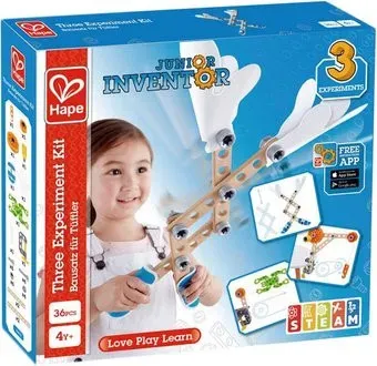 Hape Junior Inventor E3030 Three Experiment Kit