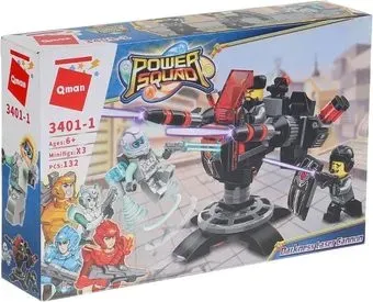 Qman Powersquad 3401-1 Лазерная пушка тьмы