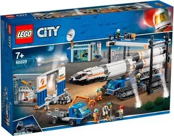 LEGO City 60229 Площадка для сборки и транспорт для перевозки ракеты