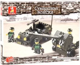 Sluban M38-B5900 Зенитное орудие и джип