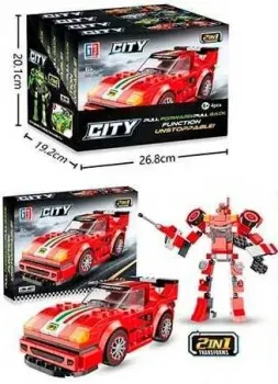 Great Friend Red Racing Car City 123-583