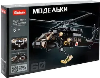 Sluban Модельки. Вертолет спецназа M38-B1012 9590285 (692эл)