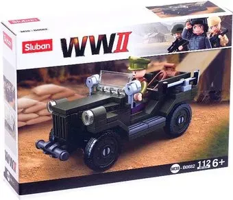 Sluban Армия Военный джип M38-B0682 4192624