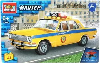 Город мастеров ГАЗ 24 Волга Милиция 30090-CY (42эл)