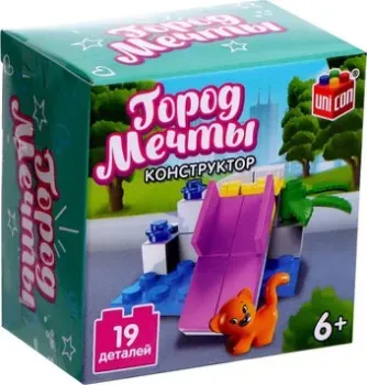 Unicon Город мечты. Кошечка на площадке 20514-11 9226516 (19эл)