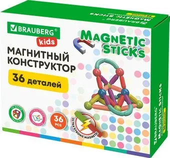BRAUBERG Kids Magnetic Sticks 665721