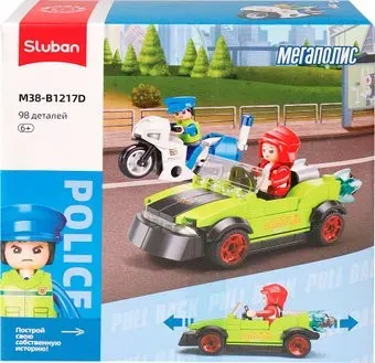 Sluban Полицейский транспорт M38-B1217D (98эл)