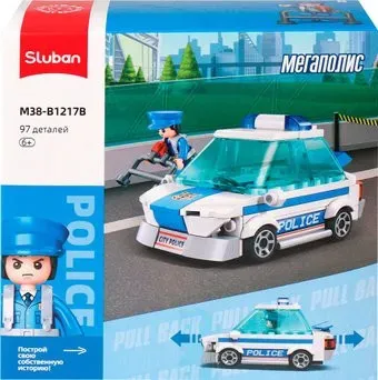 Sluban Полицейский транспорт M38-B1217B (97эл)