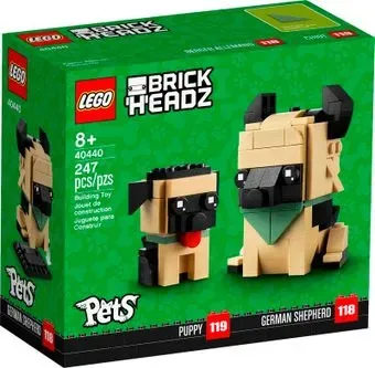 LEGO Brick Headz 40440 Немецкая овчарка