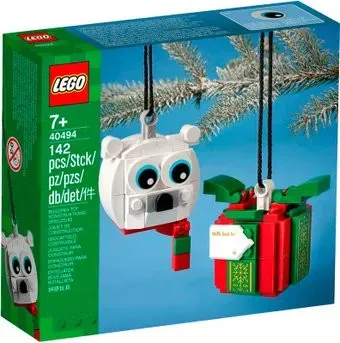 LEGO 40494 Белый медведь с подарком