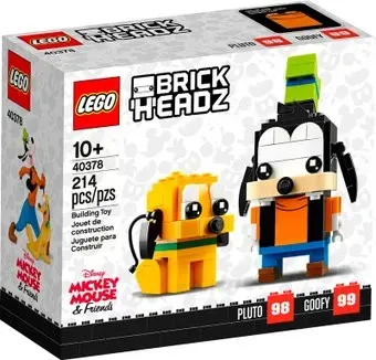 LEGO Brick Headz 40378 Гуфи и Плуто