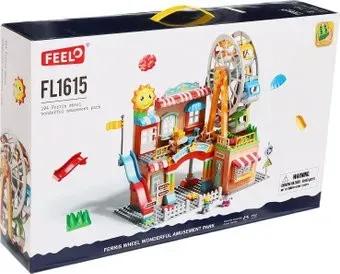 Feelo Город. Парк аттракционов FL1115 9893168 (194 эл)