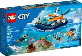 LEGO City 60377 Исследовательская водолазная лодка