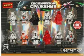 Shantou Мастер фигурки космические сражения 18064-ZH (12 шт)
