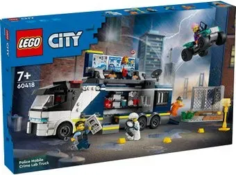 LEGO City 60418 Полицейский мобильный грузовик для криминальной лаборатории