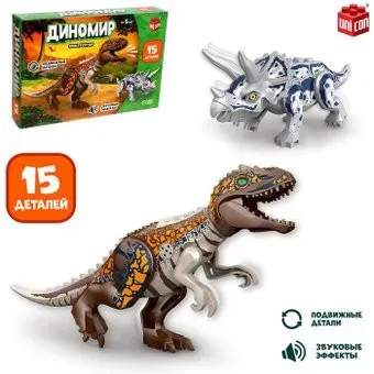 Unicon Диномир. Трицератопс и тираннозавр 7761127