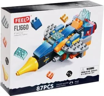 Feelo Космос. Истребитель 4 в 1 FL1660 9893172 (87 эл)