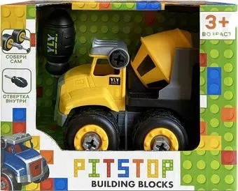 Pit Stop Building Blocks Бетономешалка