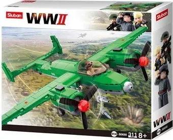 Sluban Армия WWII M38-B0688 Бомбардировщик