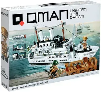 Qman Вторая мировая война. Спасательный корабль 21025 9672997 (455 эл)