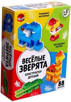 Unicon Веселые зверята 9224816 (88 эл)