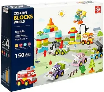 Kids Home Toys Транспорт с глазками 188-A36 9655730 (150 эл)