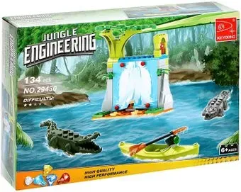 Keyixing Джунгли. Водопад с крокодилами 29430 9847758